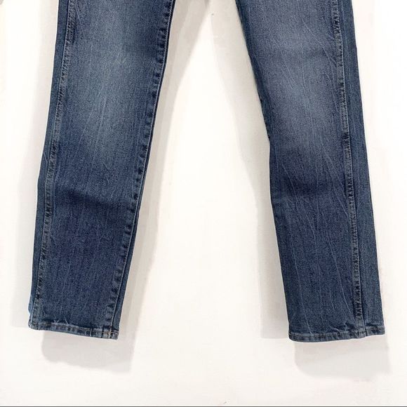 Y2K Gap Slim Straight Vintage Classic Mom Jeans Mid rise medium acid wash - Picture 5 of 10